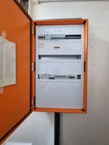 Distribution board installation